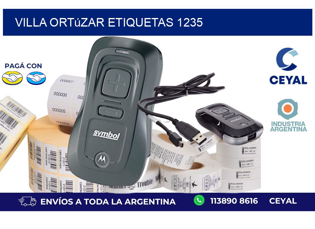 Villa Ortúzar etiquetas 1235