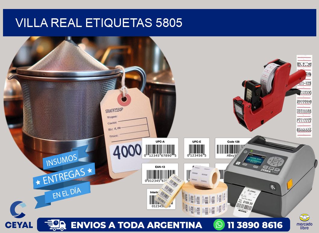 Villa Real etiquetas 5805