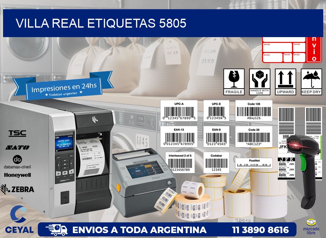 Villa Real etiquetas 5805