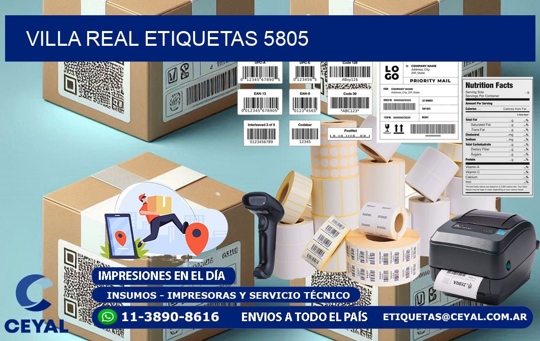 Villa Real etiquetas 5805