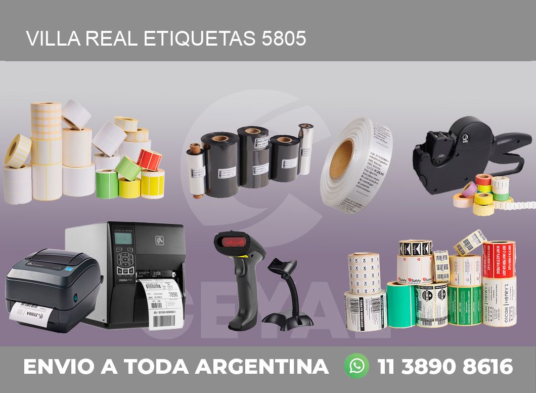 Villa Real etiquetas 5805
