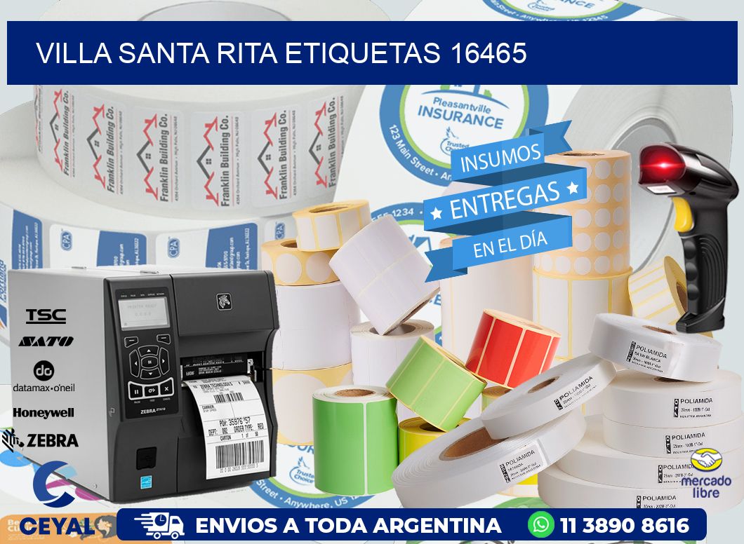 Villa Santa Rita etiquetas 16465