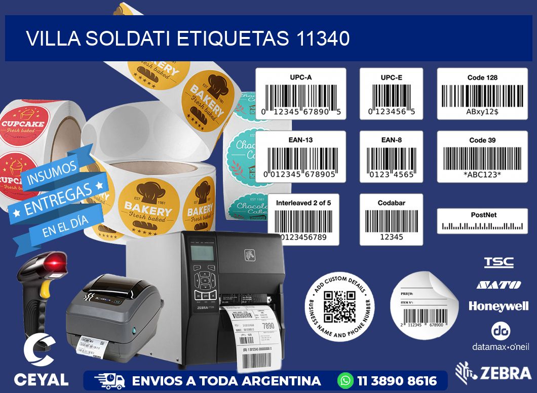 Villa Soldati etiquetas 11340