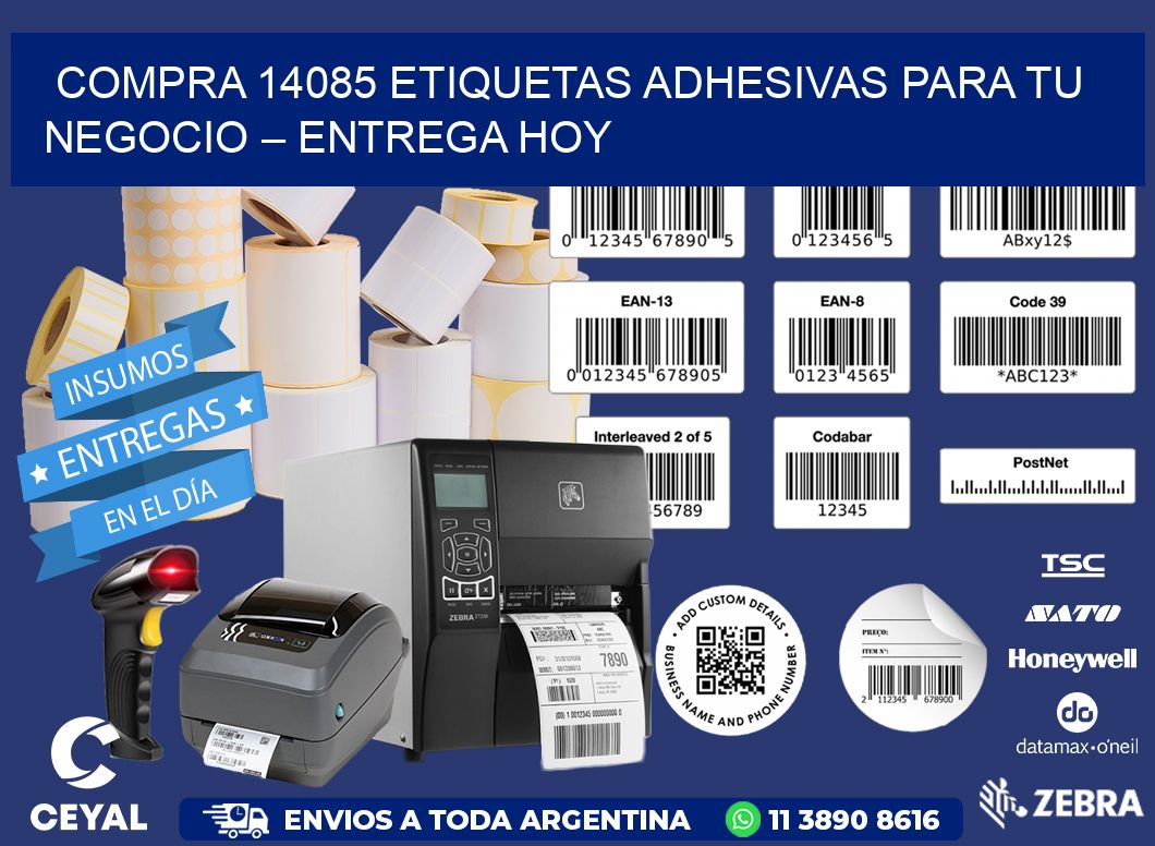 compra 14085 Etiquetas Adhesivas para Tu Negocio – Entrega Hoy