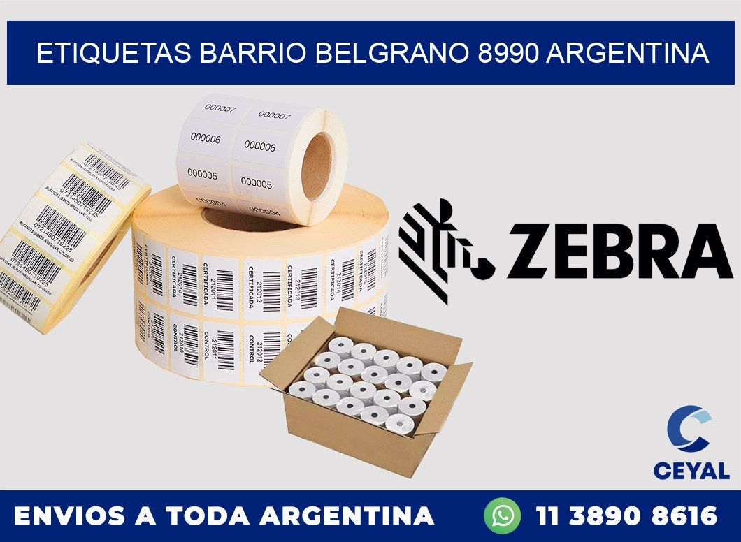 etiquetas barrio belgrano 8990 argentina