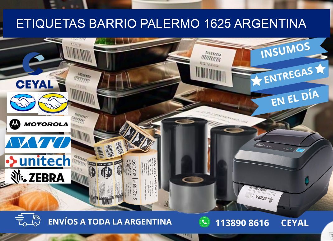 etiquetas barrio palermo 1625 argentina