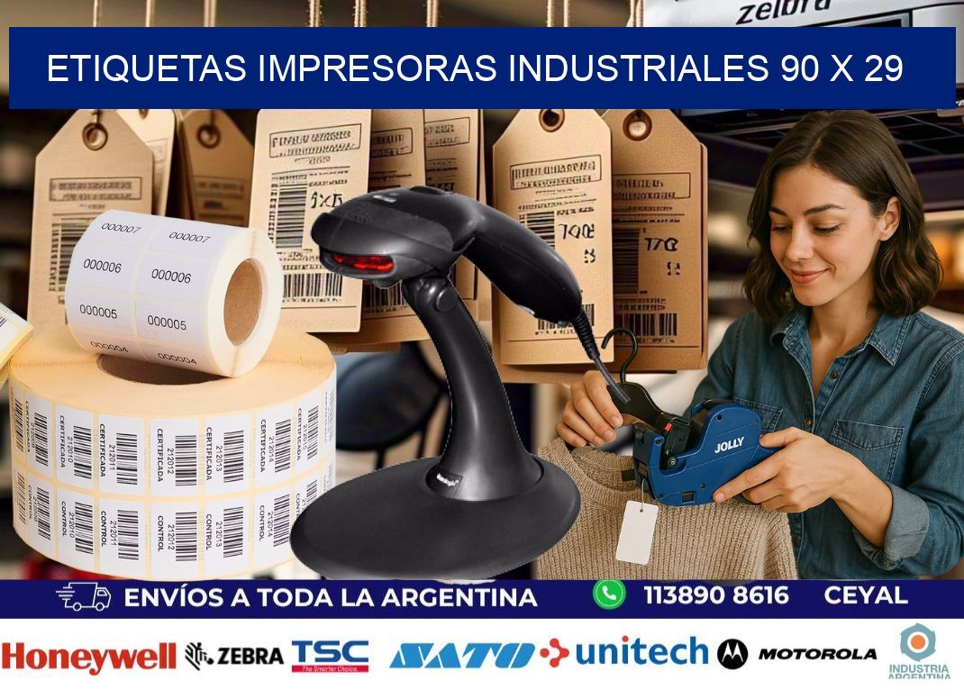 etiquetas impresoras industriales 90 x 29