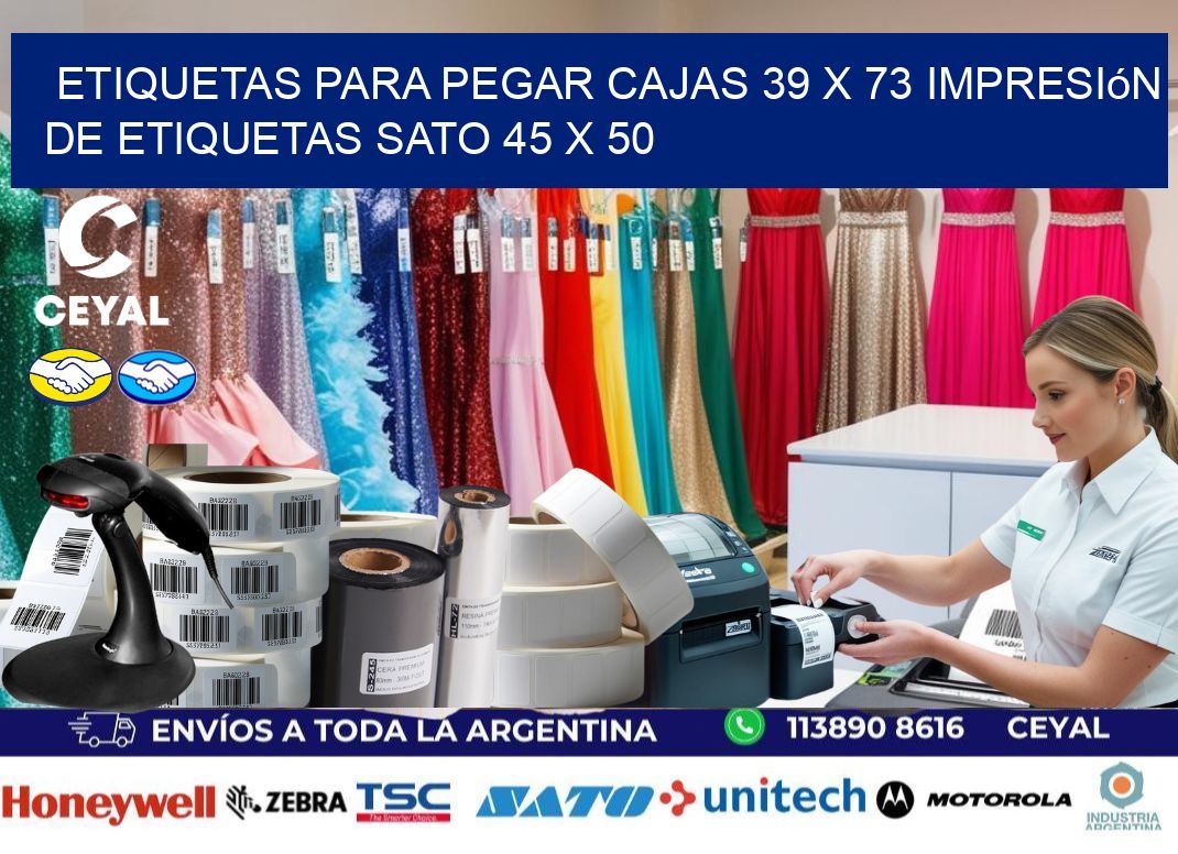etiquetas para pegar cajas 39 x 73 impresión de etiquetas sato 45 x 50