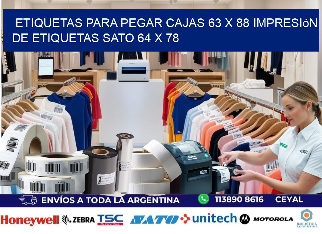 etiquetas para pegar cajas 63 x 88 impresión de etiquetas sato 64 x 78