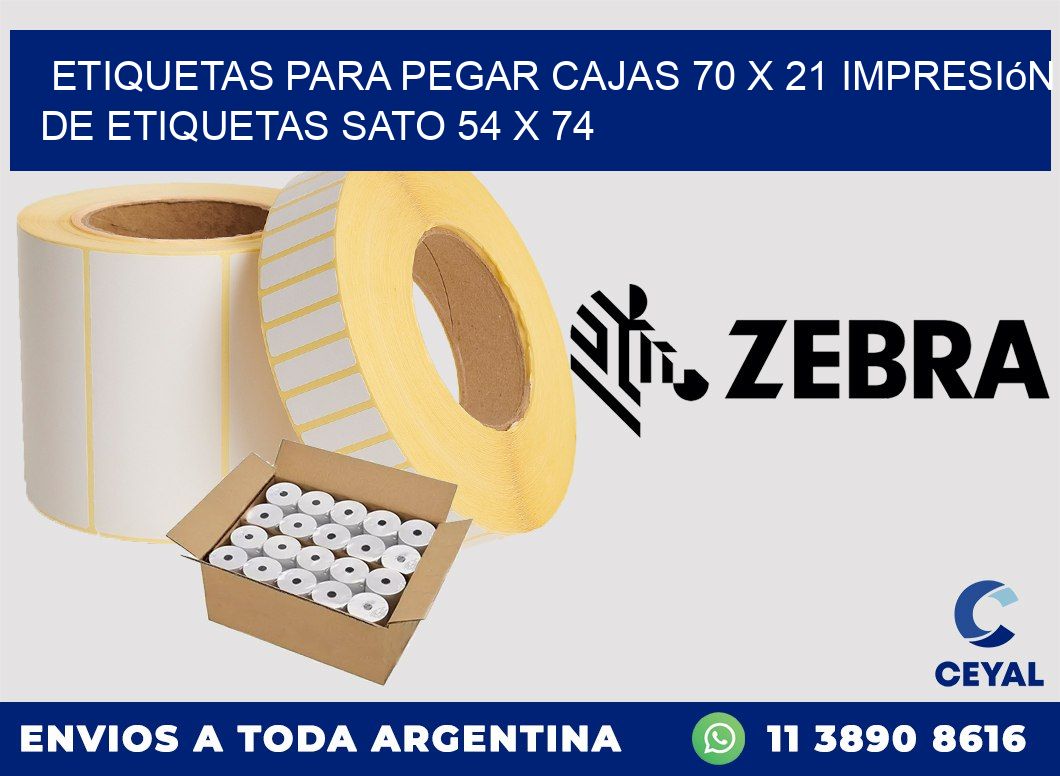 etiquetas para pegar cajas 70 x 21 impresión de etiquetas sato 54 x 74