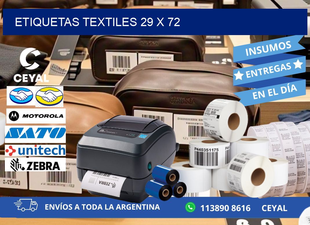 etiquetas textiles 29 x 72