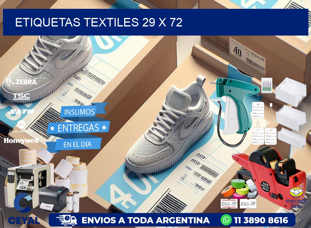 etiquetas textiles 29 x 72