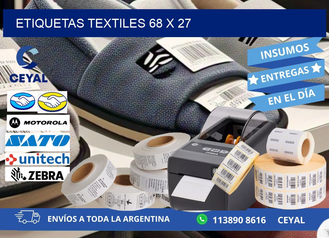 etiquetas textiles 68 x 27