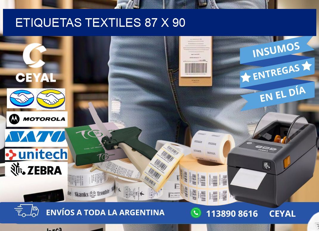 etiquetas textiles 87 x 90