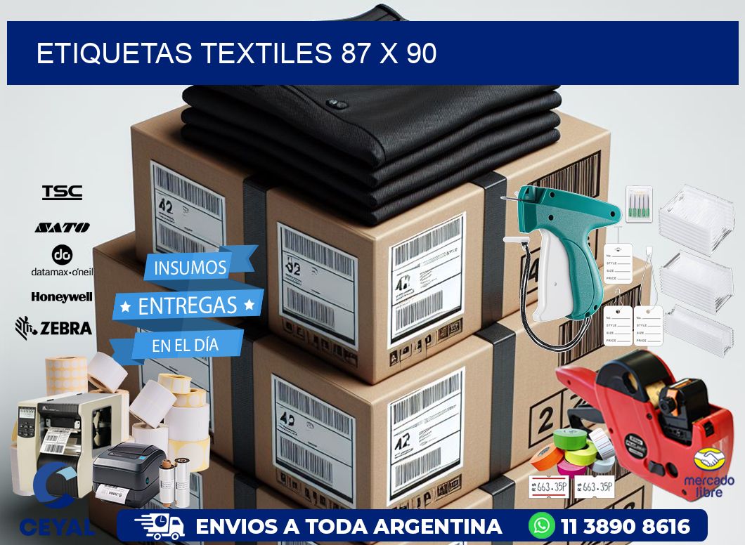 etiquetas textiles 87 x 90