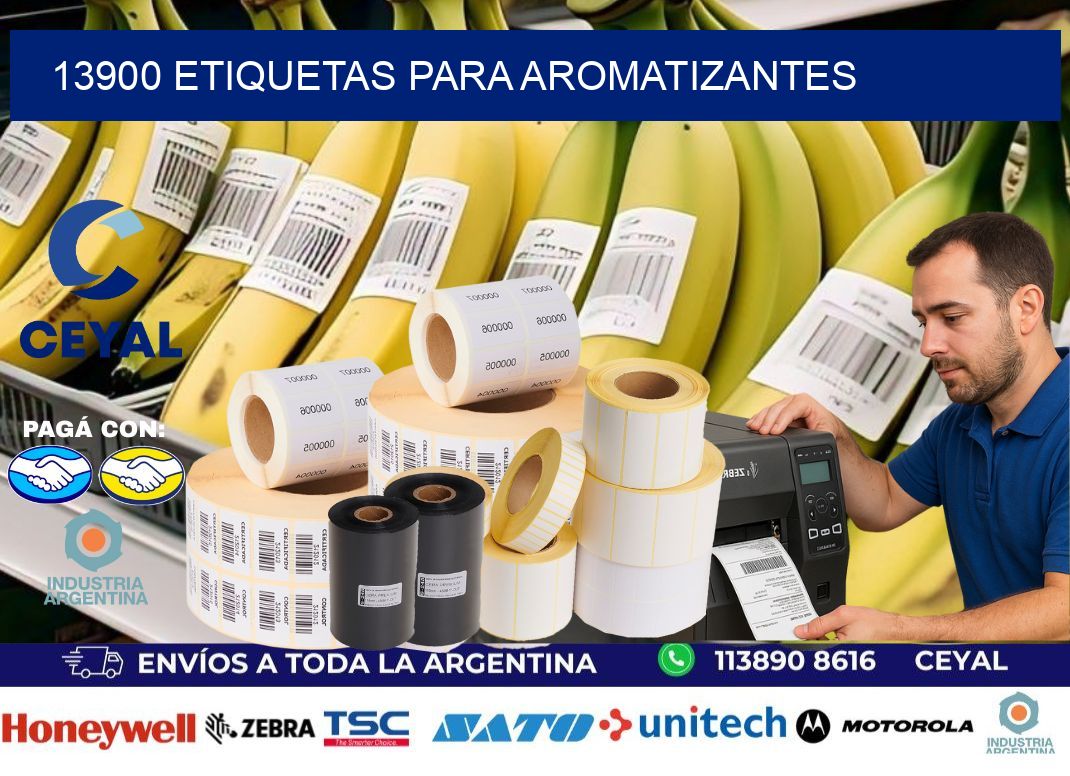 13900 Etiquetas para aromatizantes