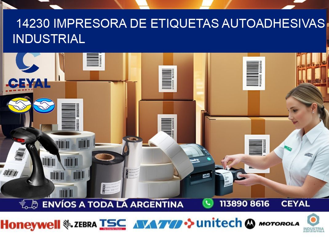 14230 Impresora de etiquetas autoadhesivas industrial