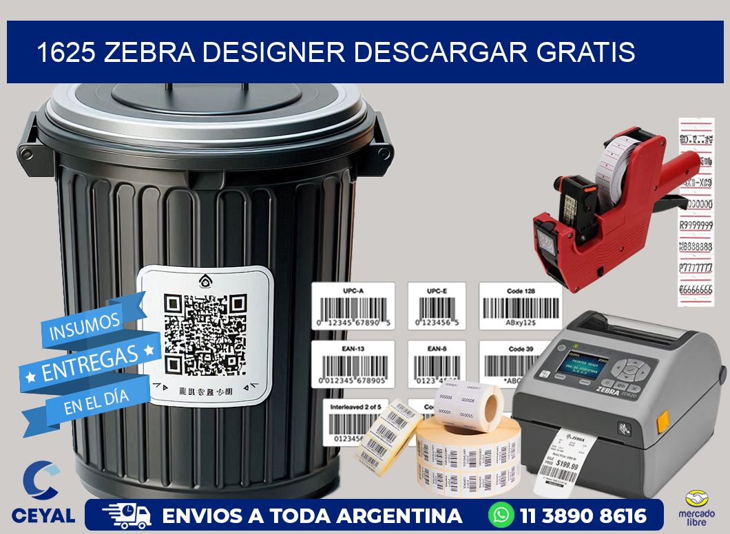1625 Zebra Designer Descargar gratis