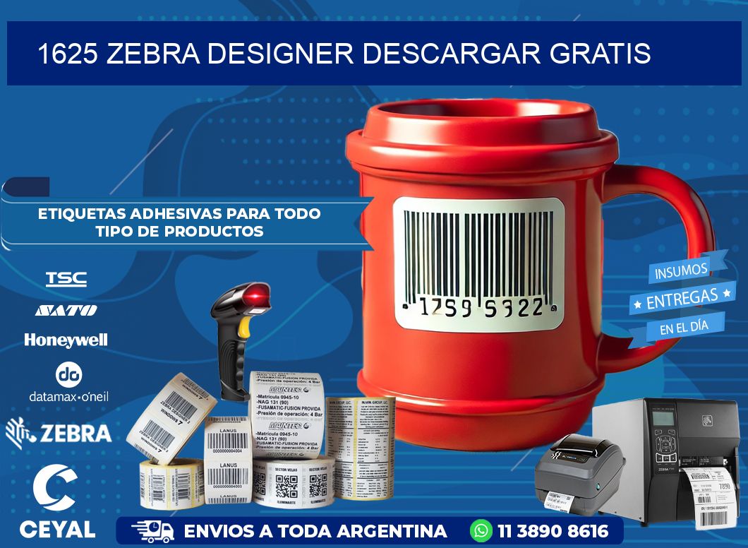 1625 Zebra Designer Descargar gratis