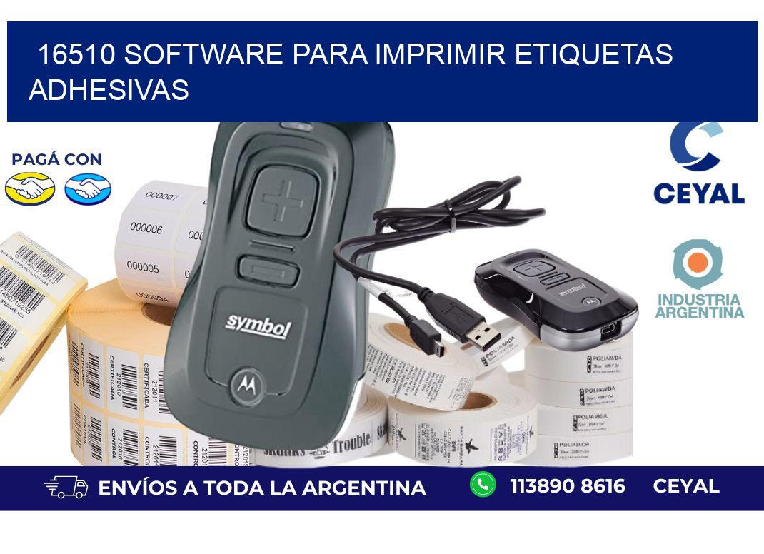 16510 software para imprimir etiquetas adhesivas