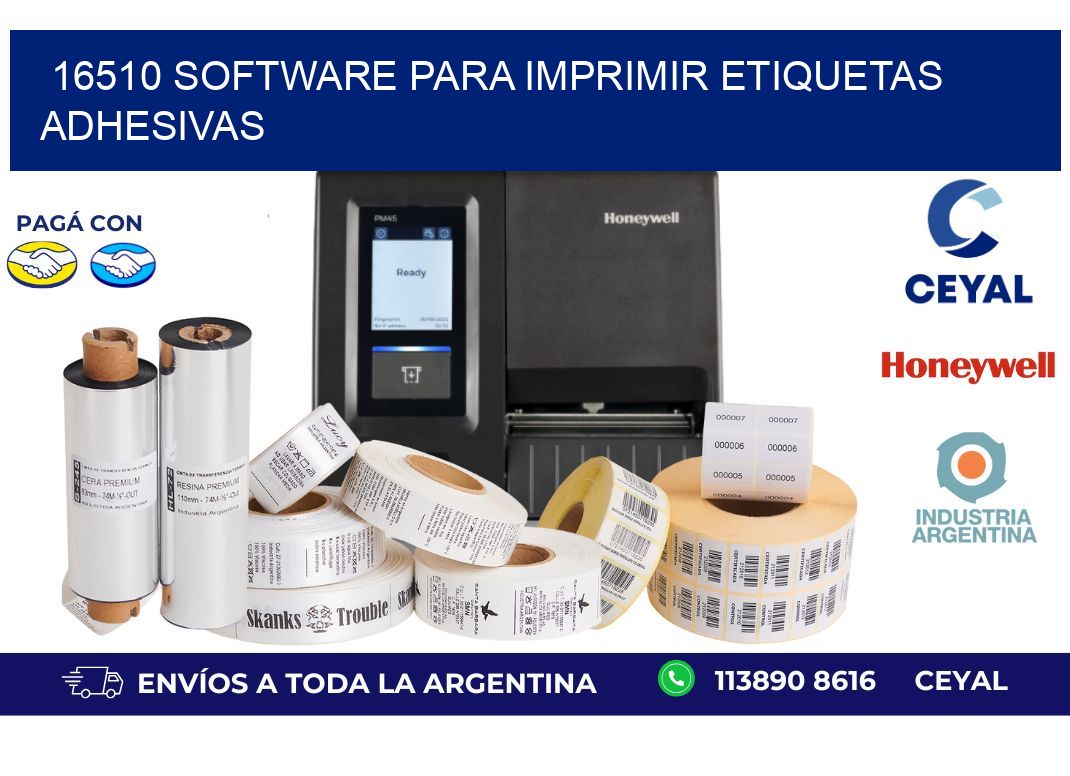 16510 software para imprimir etiquetas adhesivas