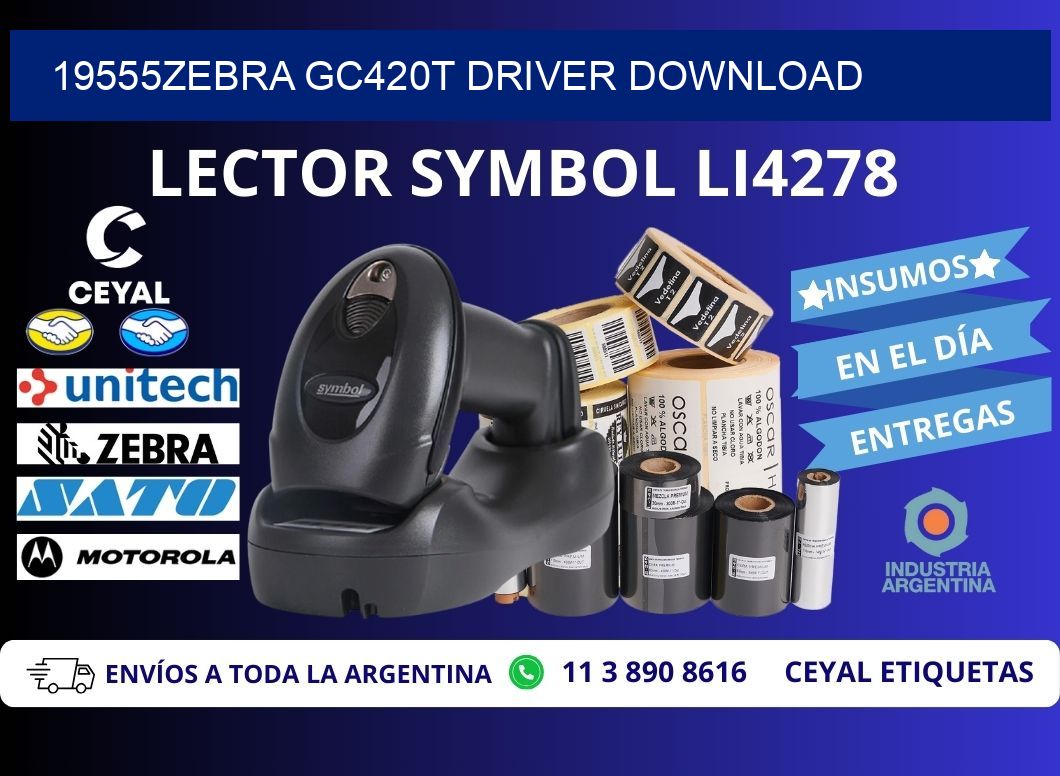 19555Zebra GC420t driver download