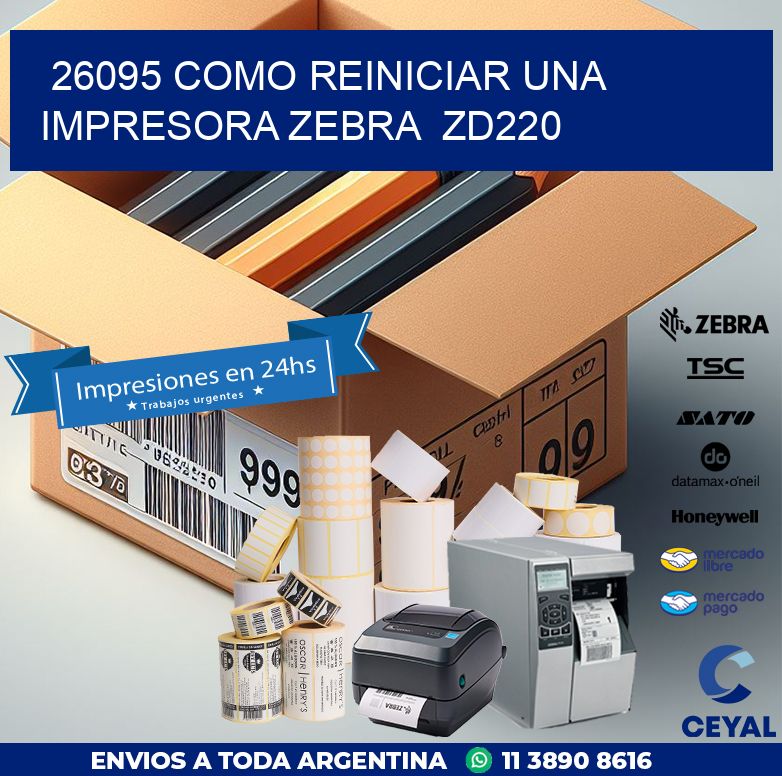 26095 Como reiniciar una impresora Zebra  ZD220