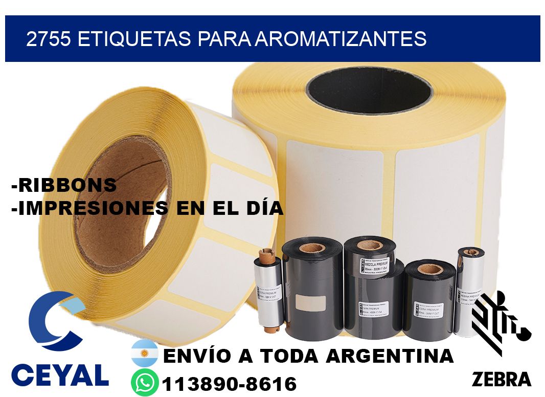 2755 Etiquetas para aromatizantes