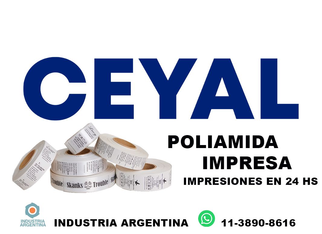 4530 etiquetas de poliamida ropa