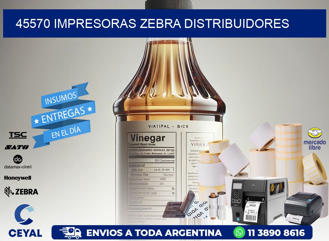 45570 impresoras Zebra distribuidores