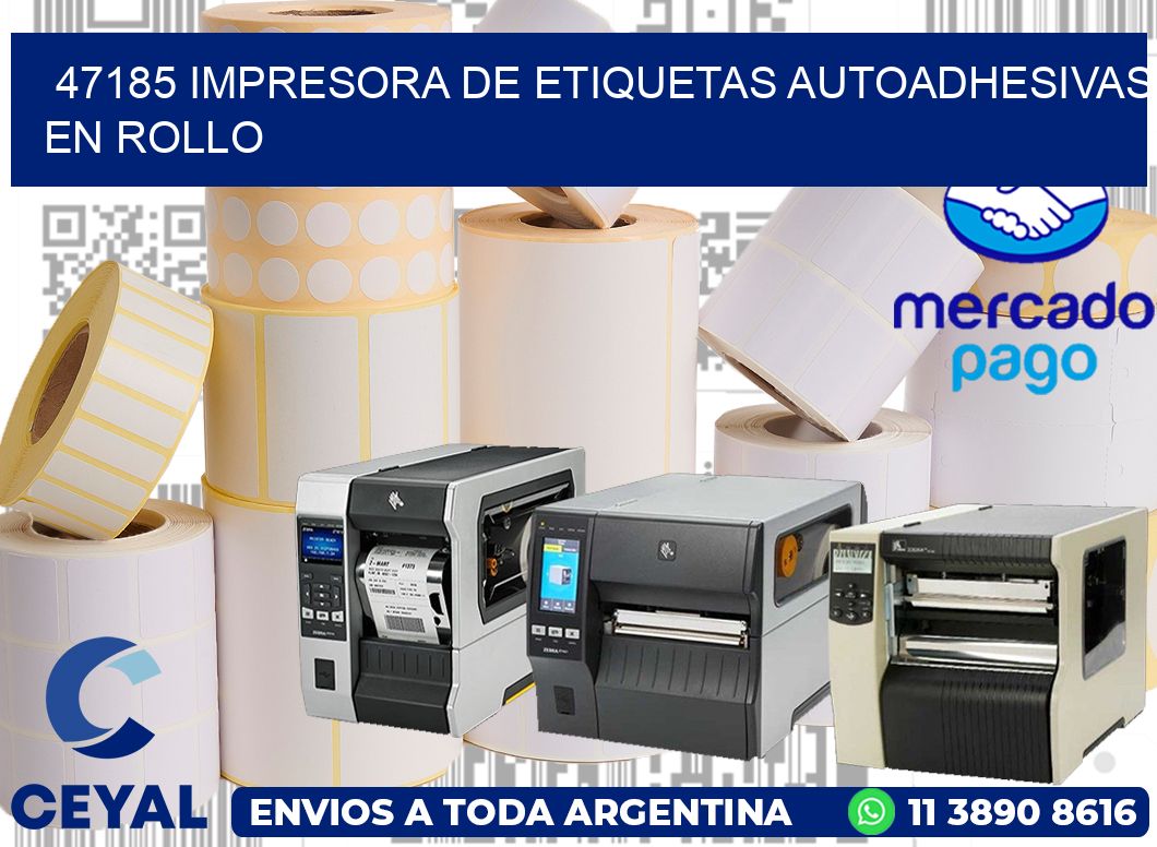 47185 impresora de etiquetas autoadhesivas en rollo