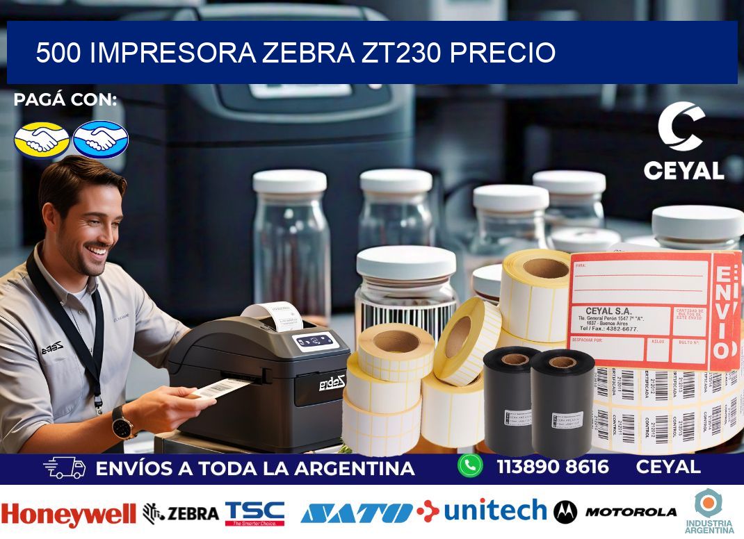 500 Impresora Zebra ZT230 precio