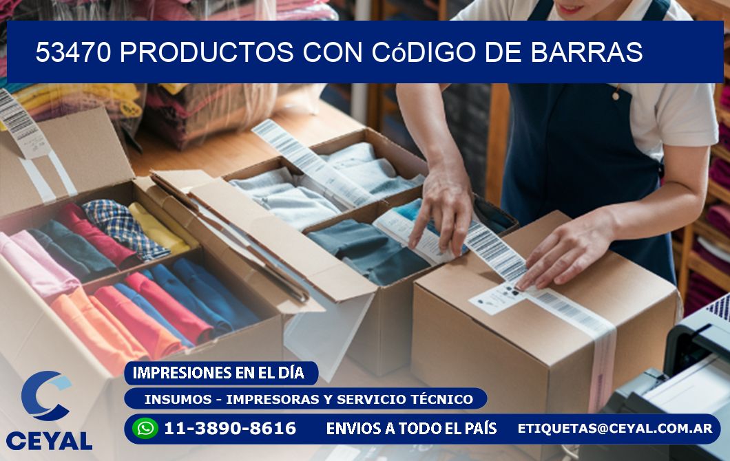 53470 Productos con código de barras