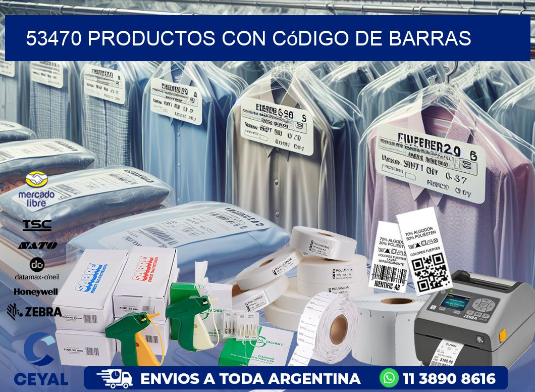 53470 Productos con código de barras