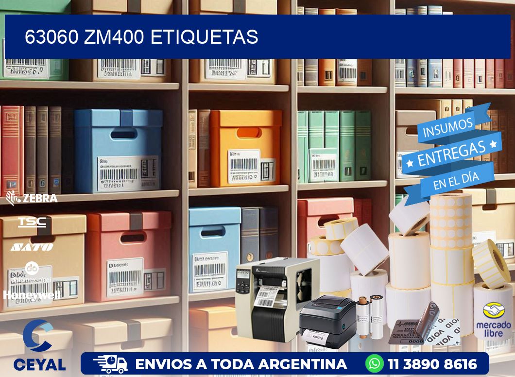 63060 ZM400 etiquetas