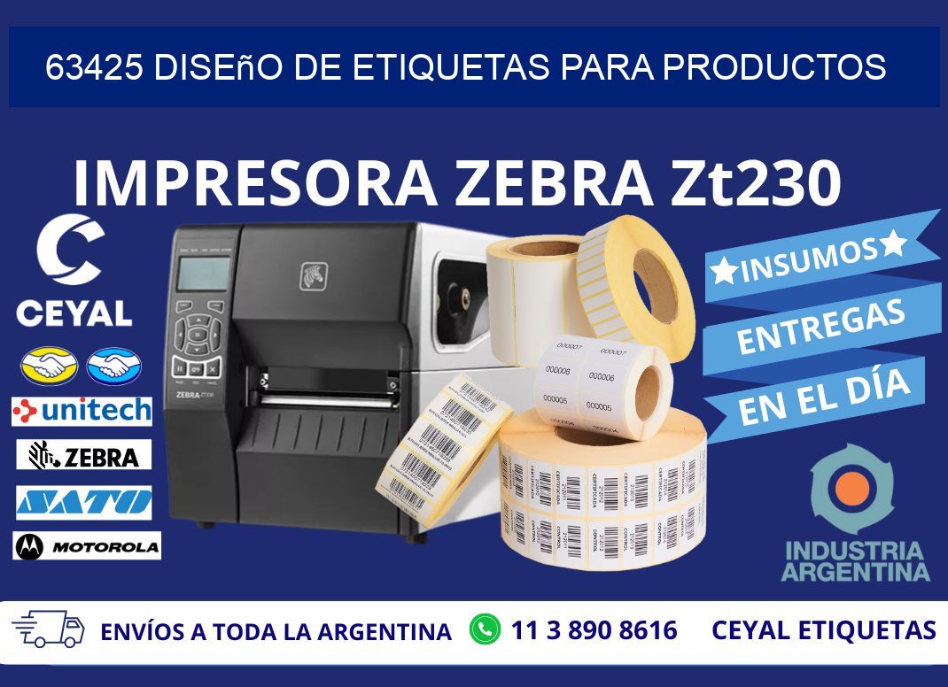 63425 Diseño de etiquetas para productos