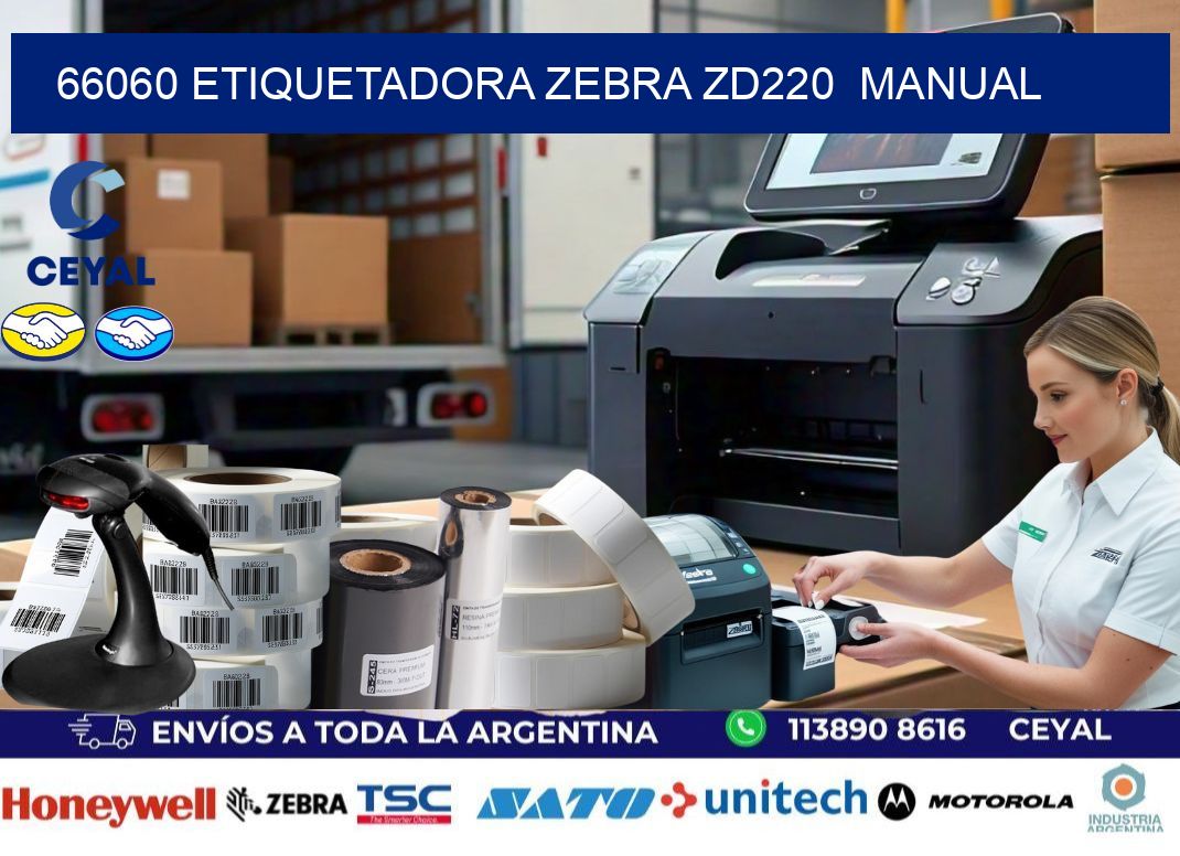 66060 Etiquetadora Zebra ZD220  manual