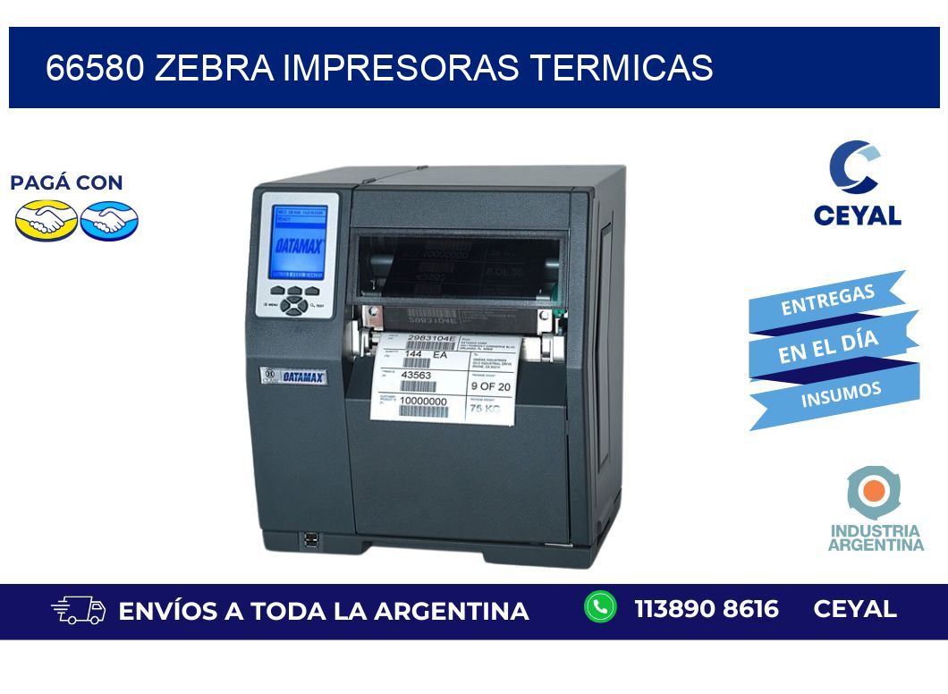 66580 Zebra impresoras termicas