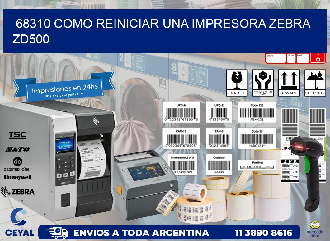 68310 Como reiniciar una impresora Zebra  ZD500