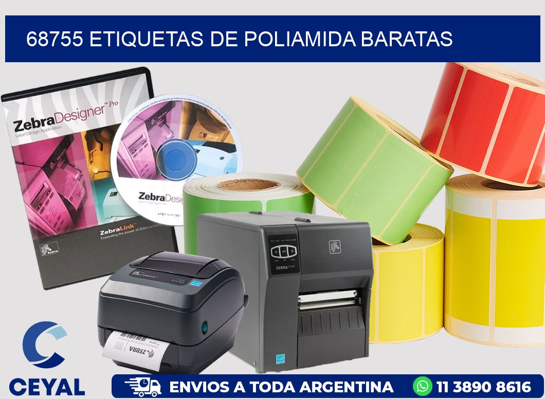 68755 etiquetas de poliamida baratas