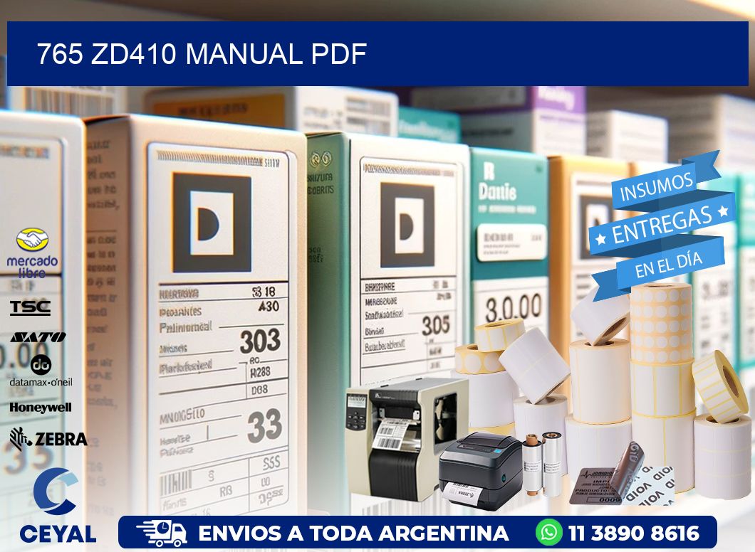 765 ZD410 manual PDF