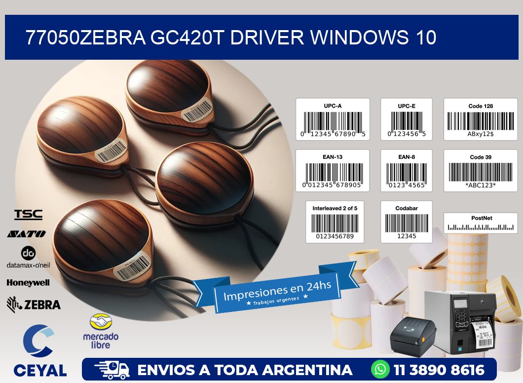 77050Zebra GC420t driver Windows 10