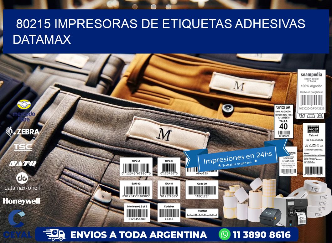 80215 impresoras de etiquetas adhesivas datamax