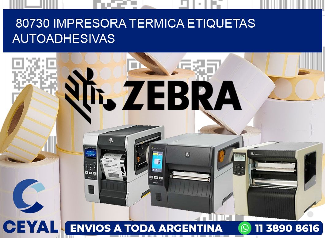 80730 Impresora termica etiquetas autoadhesivas