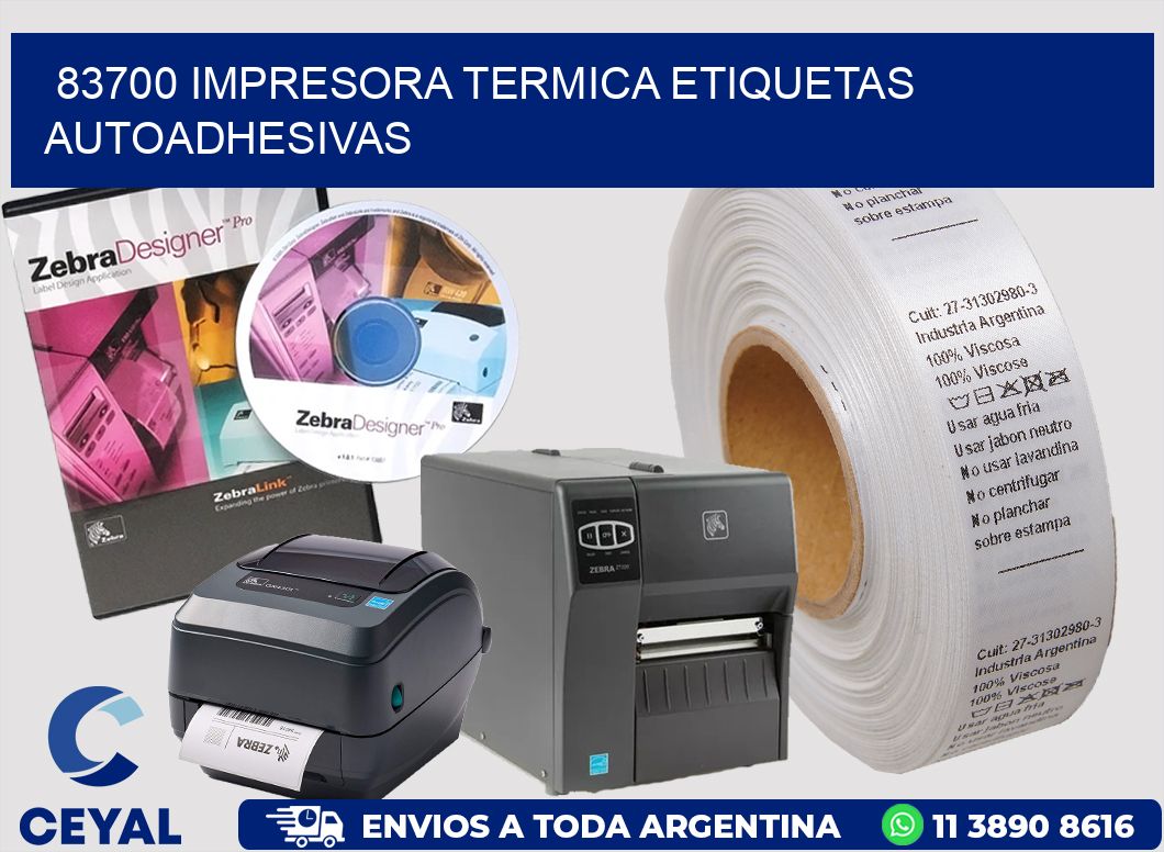 83700 Impresora termica etiquetas autoadhesivas