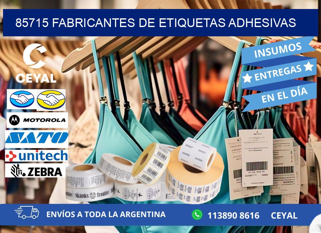 85715 Fabricantes de etiquetas adhesivas