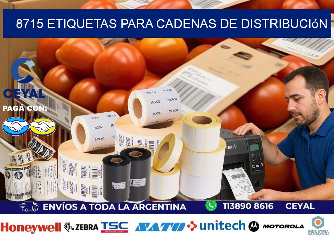 8715 Etiquetas para cadenas de distribución