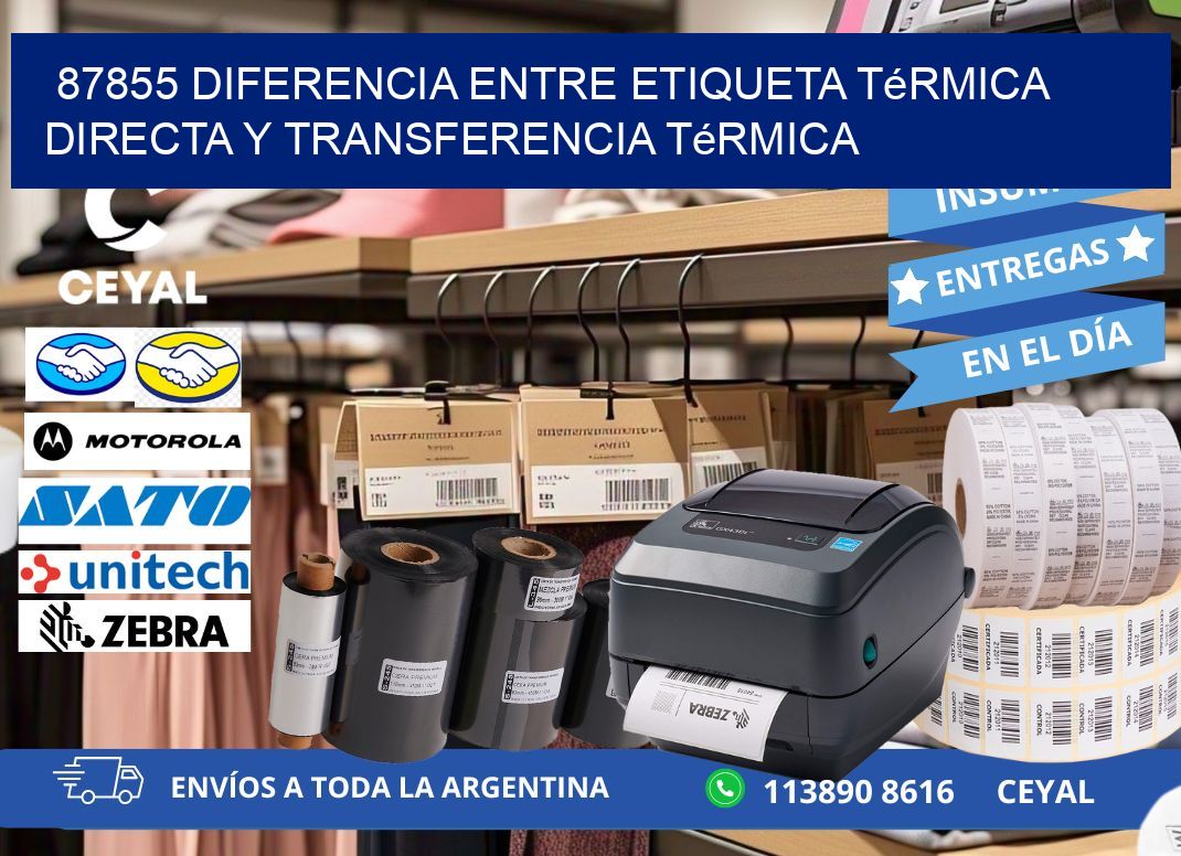 87855 diferencia entre etiqueta térmica directa y transferencia térmica
