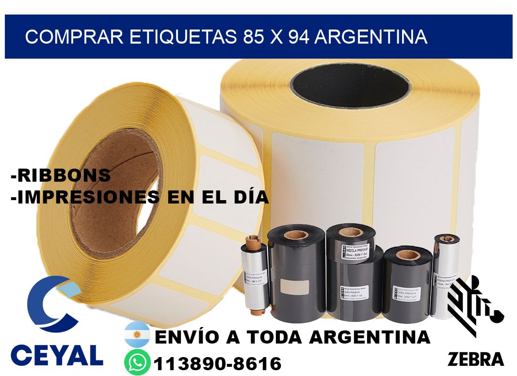 Comprar etiquetas 85 x 94 argentina