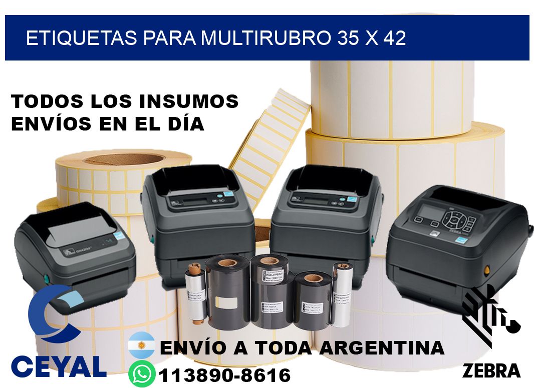ETIQUETAS PARA MULTIRUBRO 35 x 42